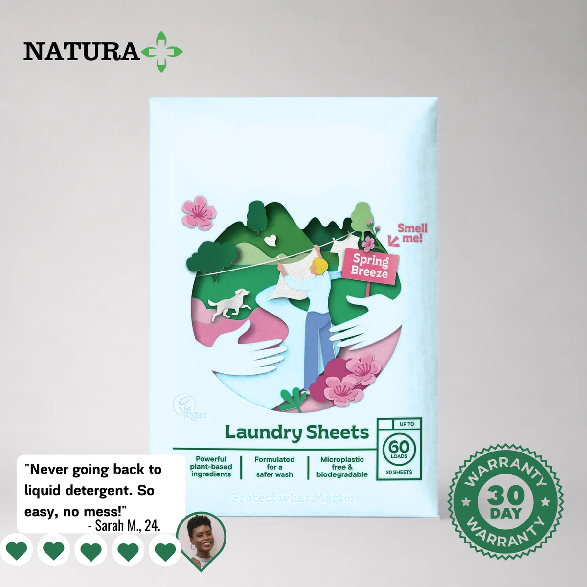 NATURAPlus™  ECOFRIENDLY Laundry Sheets